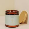 Candles jaxkelly | 16Oz Amber Crystal Candle - Moonstone - Good Luck