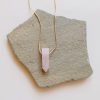 Jewelry jaxkelly | Rose Quartz Point Necklace