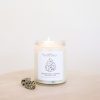 Candles jaxkelly | Dalmatian Jasper Crystal Candle - Balancing