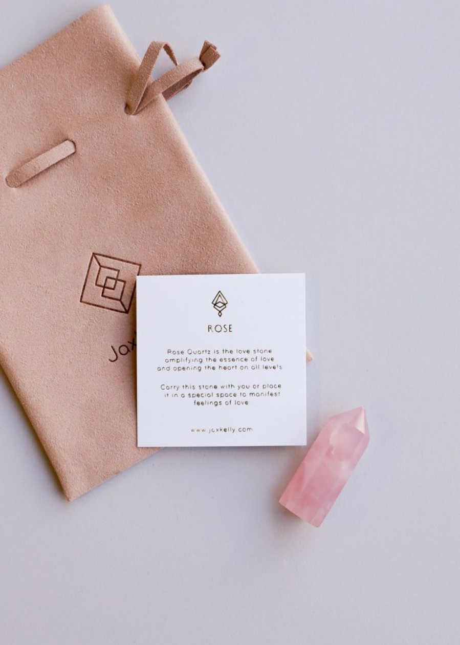 Crystals & Stickers jaxkelly | Mini Rose Quartz Crystal Point