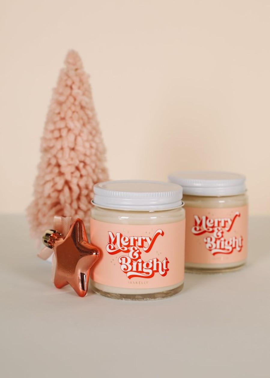 Candles jaxkelly | 4Oz Holiday Candle - Merry & Bright