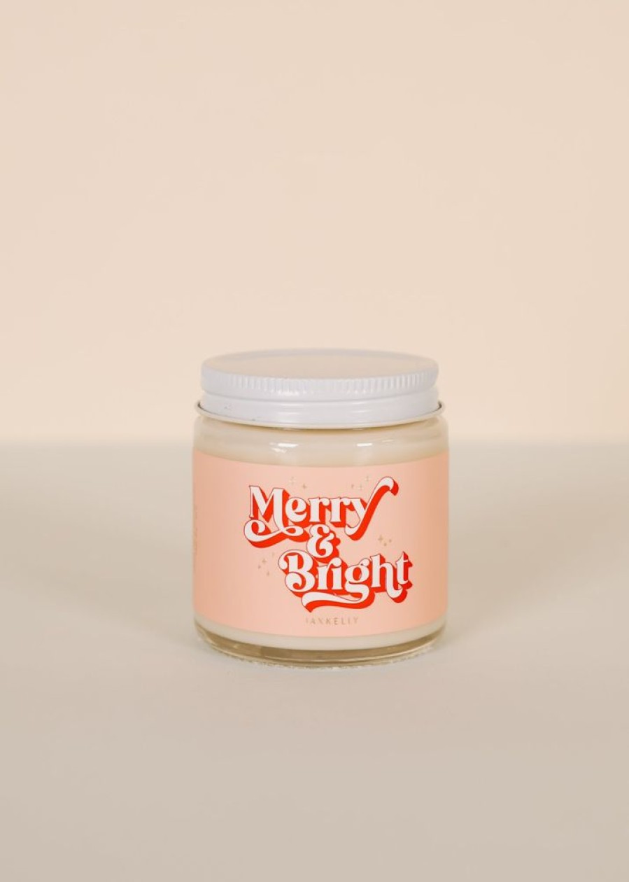 Candles jaxkelly | 4Oz Holiday Candle - Merry & Bright