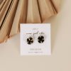 Jewelry jaxkelly Studs | Obsidian Gemstone Prong - Block Negativity