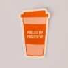 Crystals & Stickers jaxkelly | Sticker - Positivity Coffee Cup