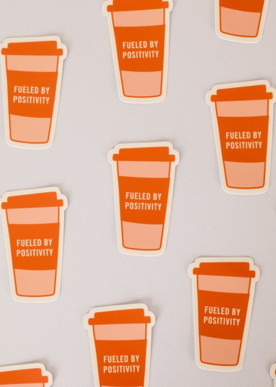 Crystals & Stickers jaxkelly | Sticker - Positivity Coffee Cup