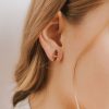 Jewelry jaxkelly Studs | Smoky Quartz Mineral Point - Protection