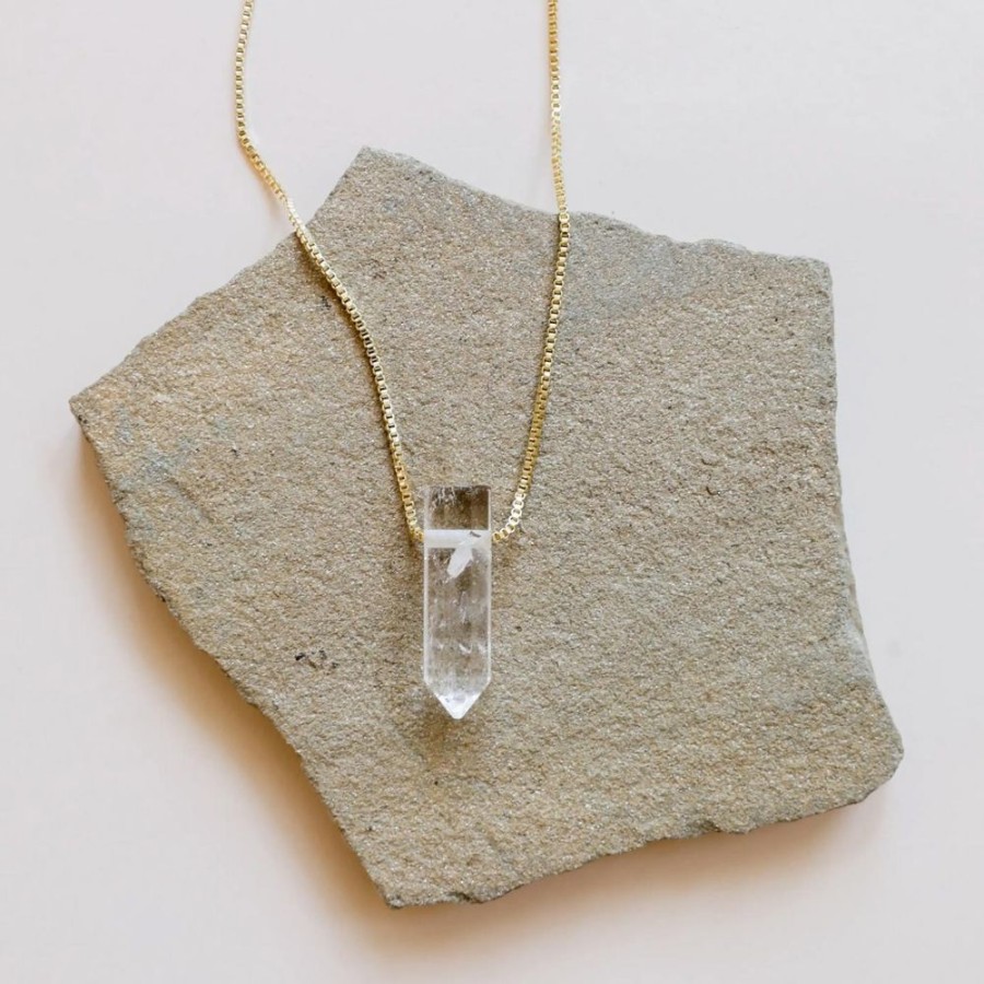 Jewelry jaxkelly | Clear Quartz Point Necklace