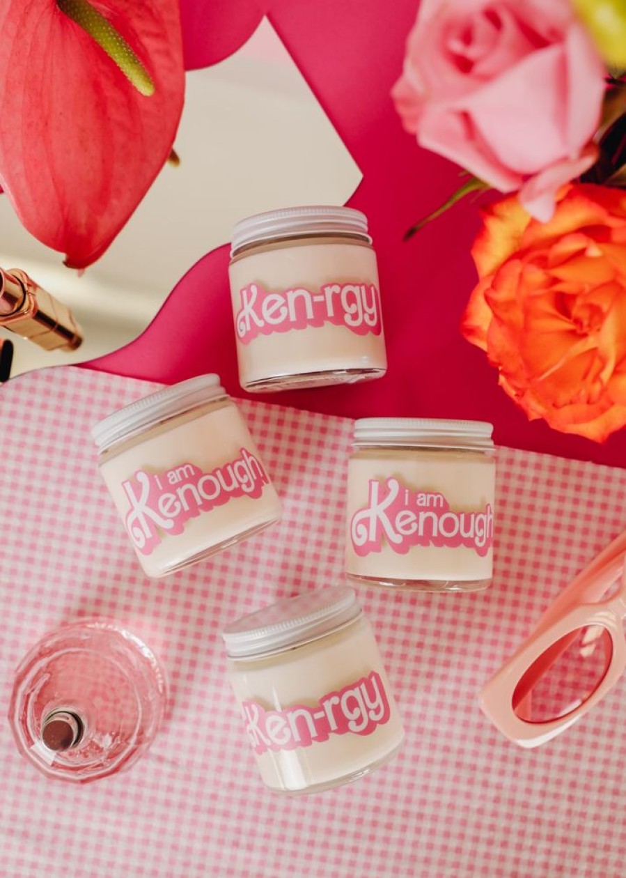 Candles jaxkelly | Barbie Inspired I Am Kenough - Cream Candle