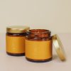 Candles jaxkelly | 4Oz Amber Crystal Candle - Citrine - Success