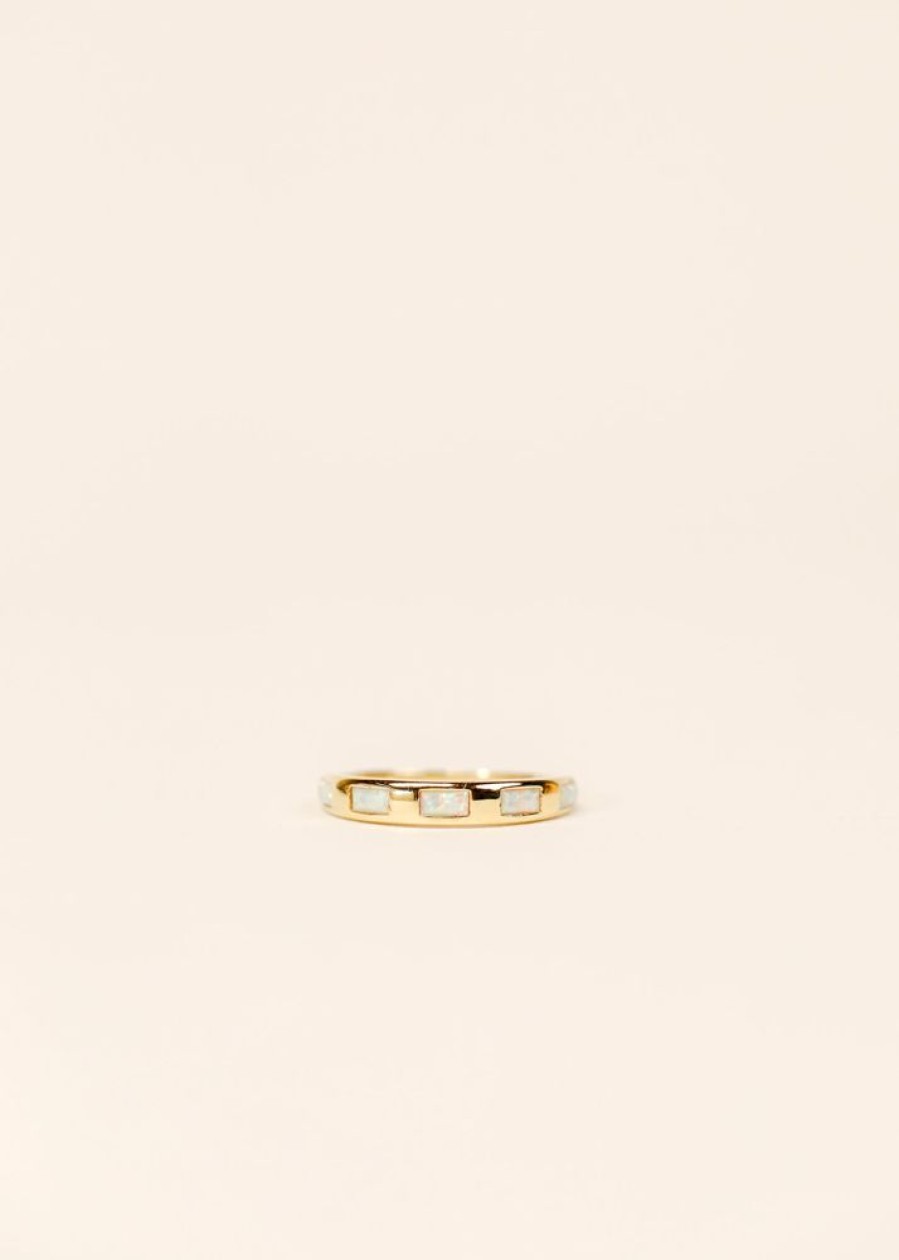 Jewelry jaxkelly | White Opal Inset Baguette