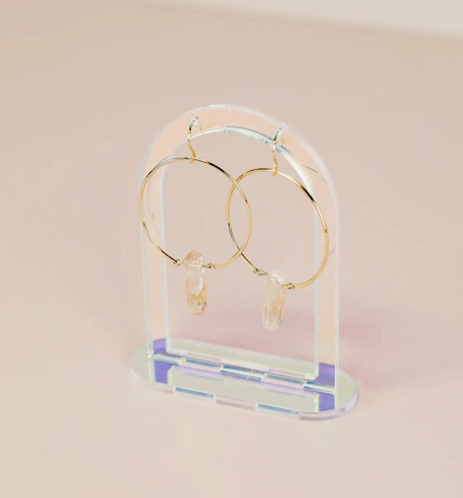 Jewelry jaxkelly | Iridescent Earring Display Hollow Arch