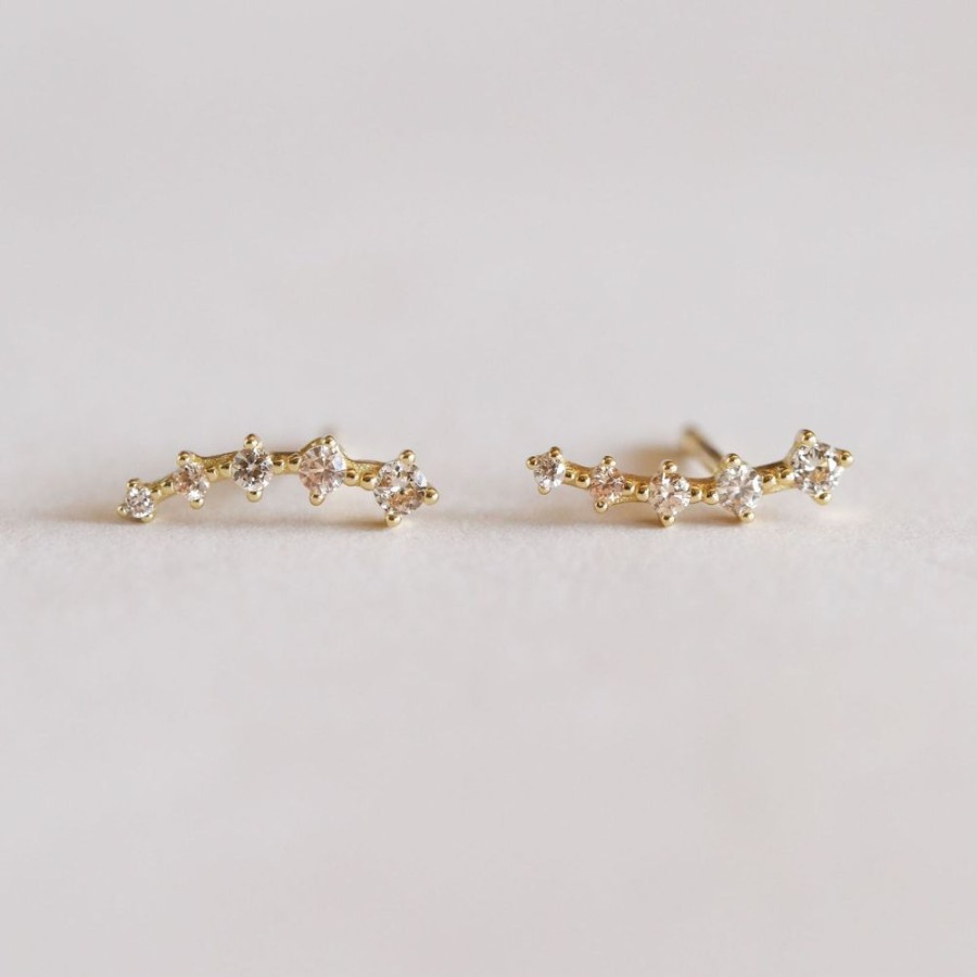 Jewelry jaxkelly Studs | Champagne Crawler