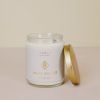 Candles jaxkelly | 9Oz Clear Crystal Candle - White Howlite - Mindfulness