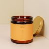 Candles jaxkelly | 16Oz Amber Crystal Candle - Citrine - Success