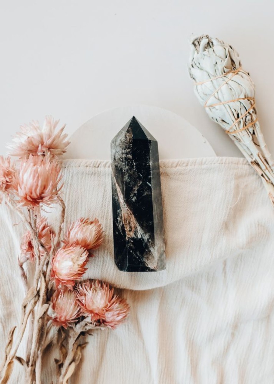 Crystals & Stickers jaxkelly | Smoky Quartz Crystal Point