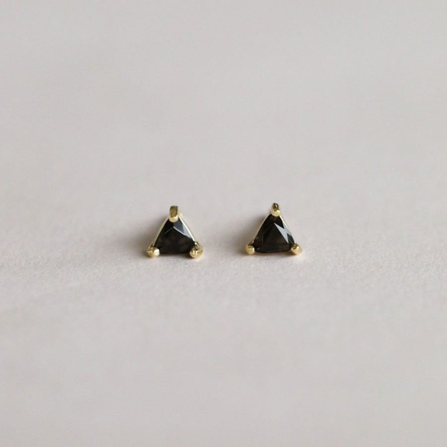 Jewelry jaxkelly Studs | Black Tourmaline Mini Energy Gems - Strength