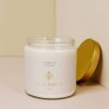 Candles jaxkelly | 16Oz Clear Crystal Candle - White Howlite - Mindfulness