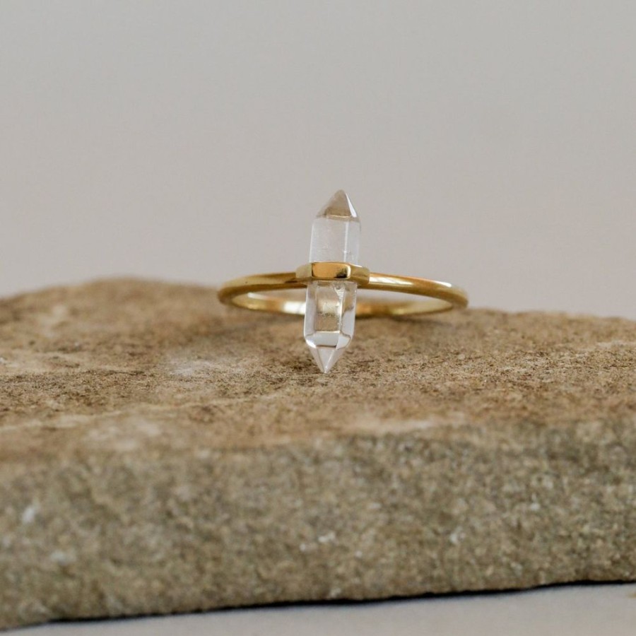 Jewelry jaxkelly | Clear Quartz Point Ring