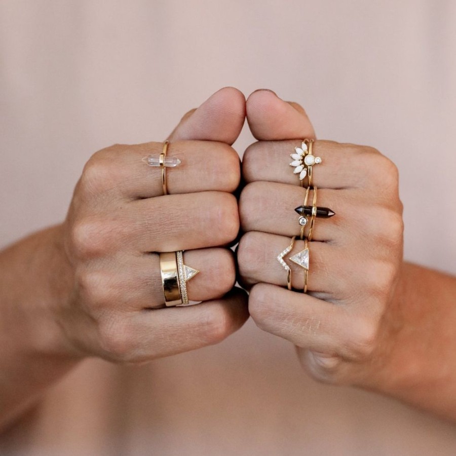 Jewelry jaxkelly | Clear Quartz Point Ring