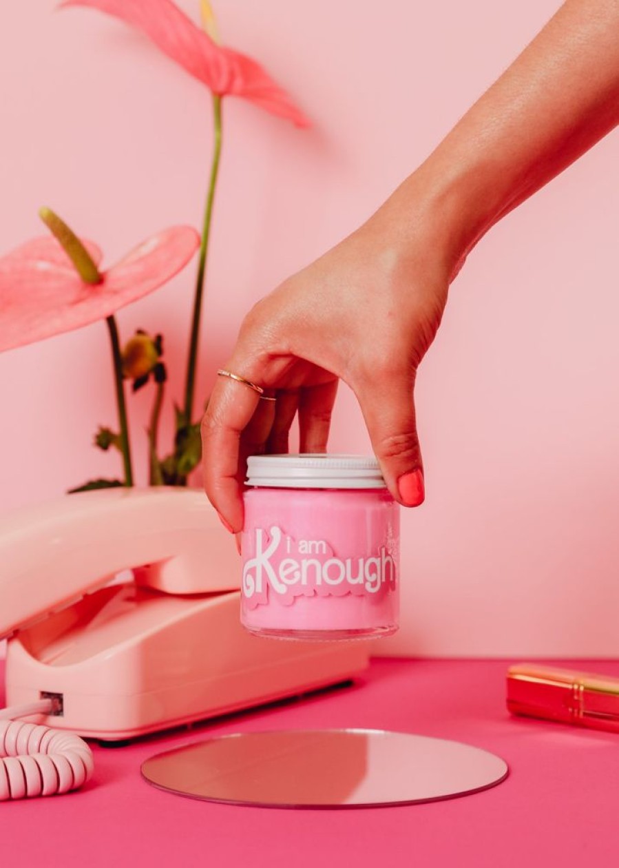 Candles jaxkelly | Barbie Inspired I Am Kenough - Hot Pink Candle