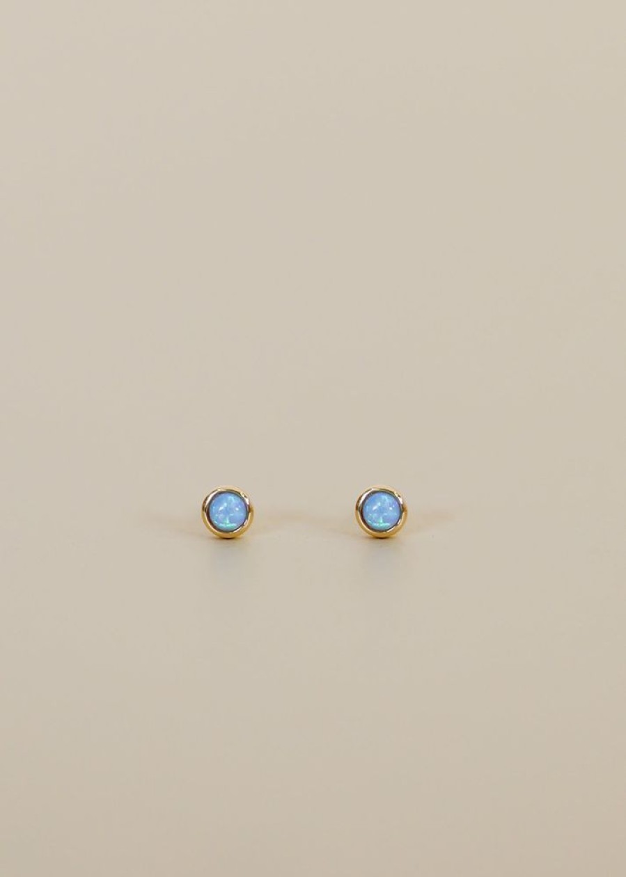 Jewelry jaxkelly Studs | Simple Stud Earring - Fire Opal