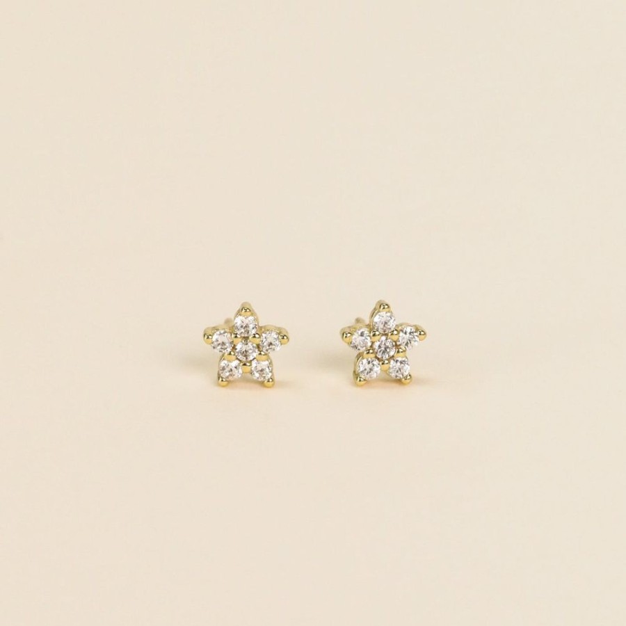 Jewelry jaxkelly Studs | Pave Flower