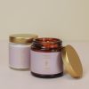 Candles jaxkelly | 4Oz Amber Crystal Candle - Amethyst - Healing