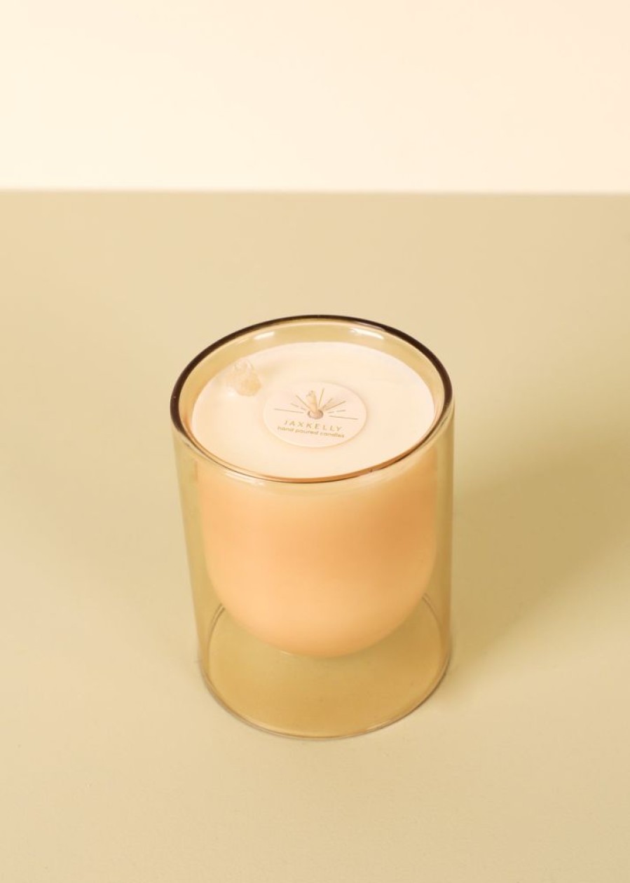 Candles jaxkelly | Linen Scooped Candle - Ambiance Collection