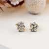 Jewelry jaxkelly Studs | Silver Druzy Prong