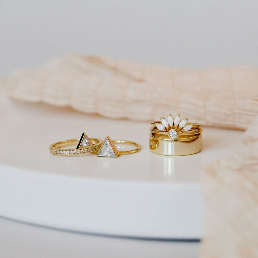 Jewelry jaxkelly | Stacked Triangle Ring