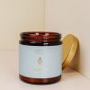 Candles jaxkelly | 16Oz Amber Crystal Candle - Amazonite - Hope