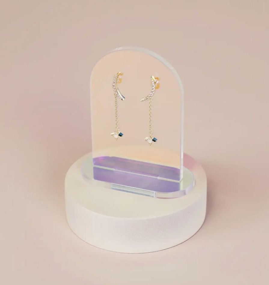 Jewelry jaxkelly | Iridescent Earring Display Arch Solid