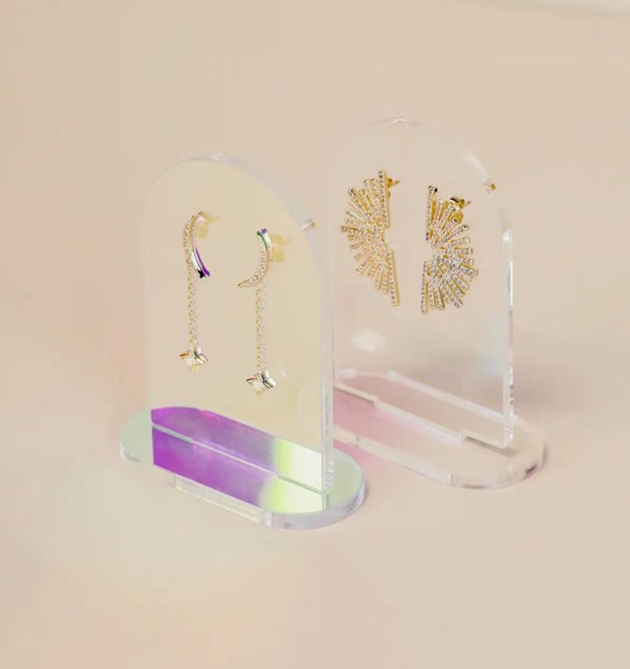 Jewelry jaxkelly | Iridescent Earring Display Arch Solid