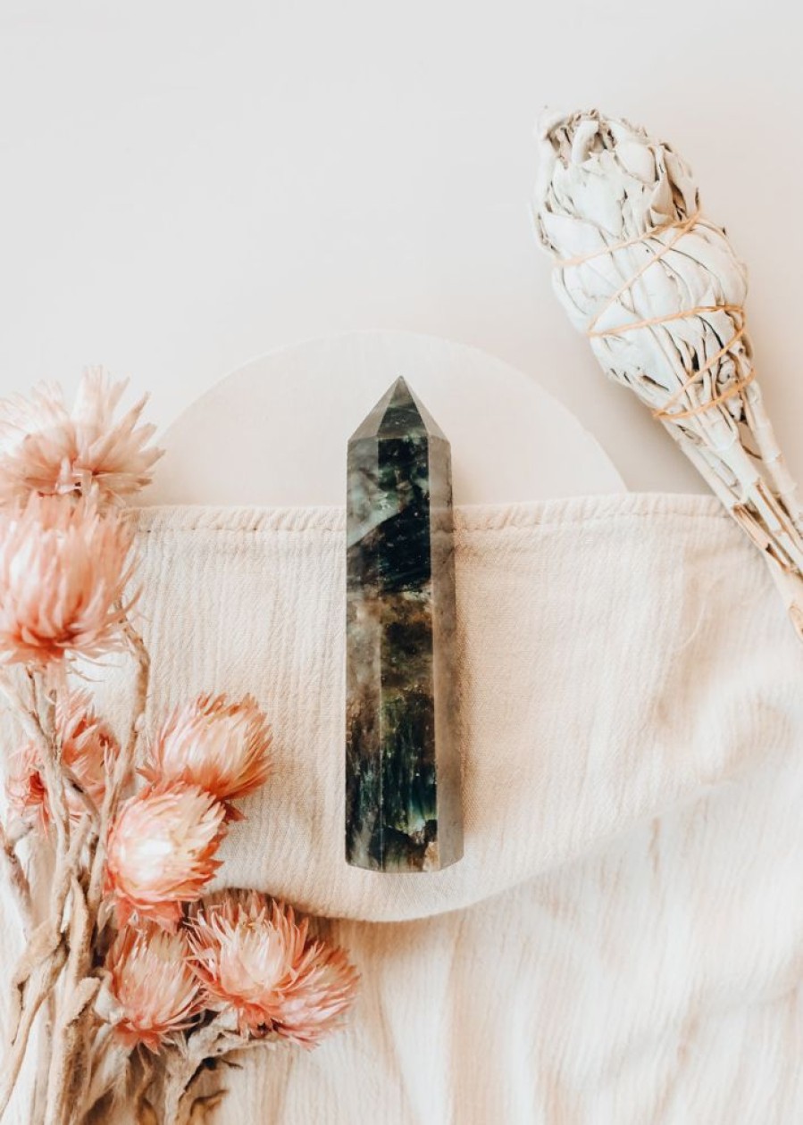 Crystals & Stickers jaxkelly | Labradorite Crystal Point