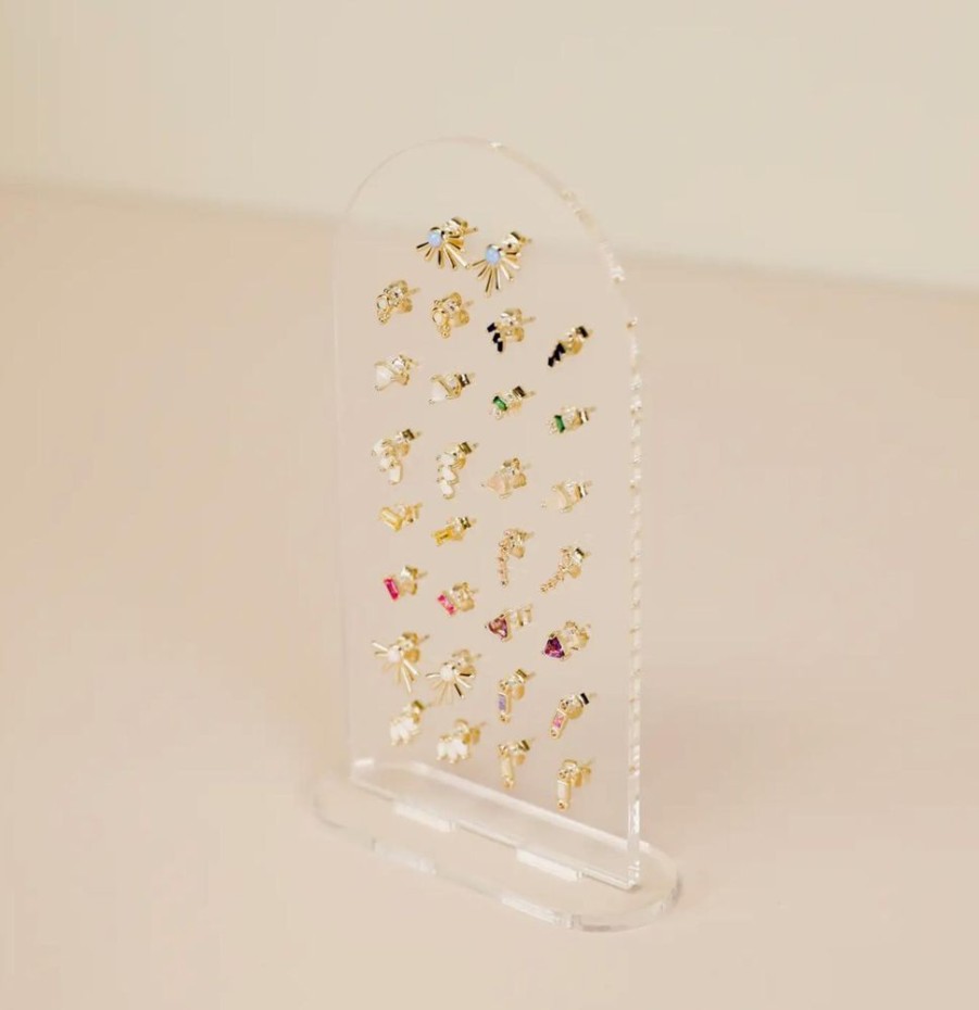 Jewelry jaxkelly | Clear Earring Display Stud Arch