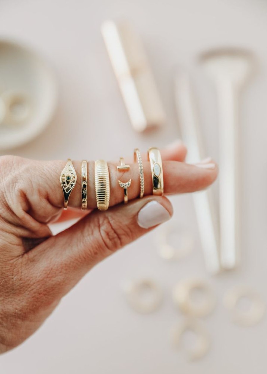 Jewelry jaxkelly | Ridged Ring