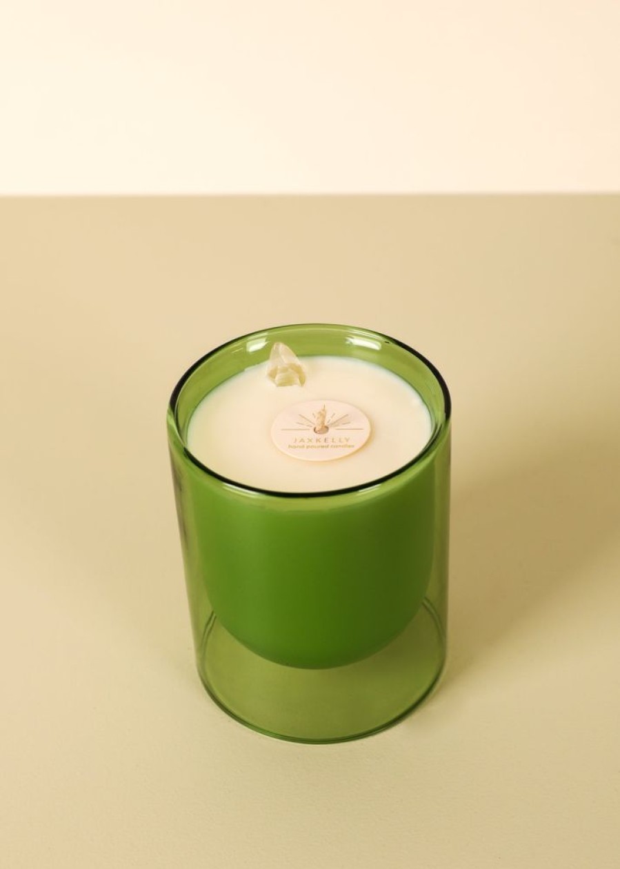 Candles jaxkelly | Parakeet Scooped Candle - Ambiance Collection