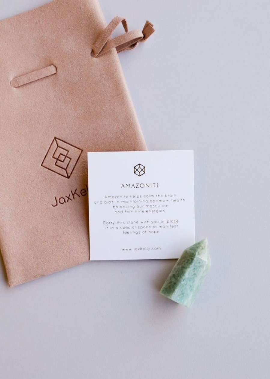 Crystals & Stickers jaxkelly | Mini Amazonite Quartz Crystal Point