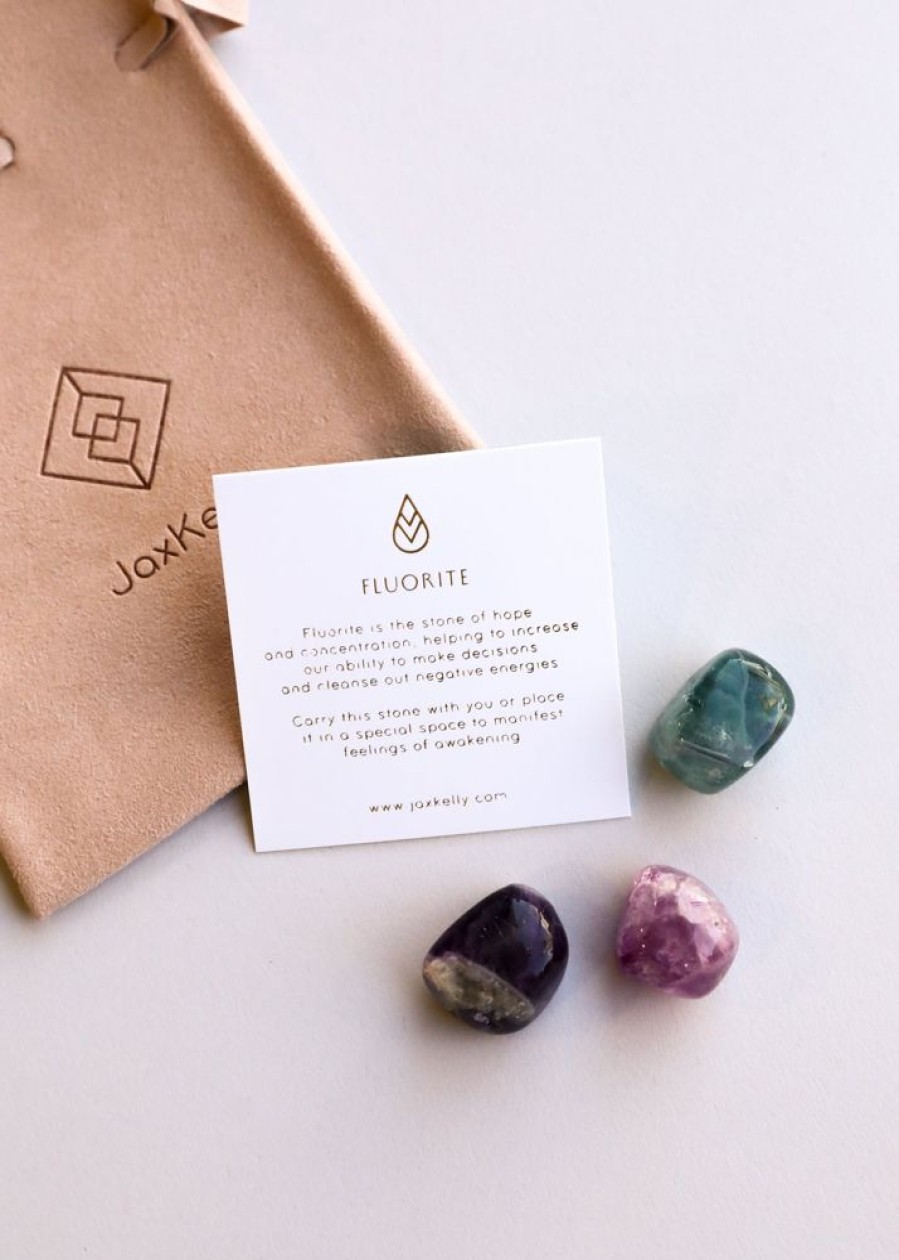 Crystals & Stickers jaxkelly | Polished Fluorite Crystal Set