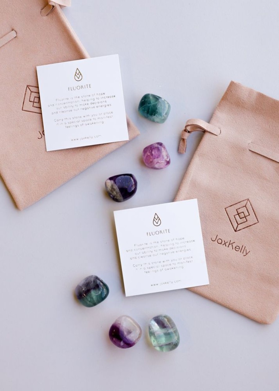 Crystals & Stickers jaxkelly | Polished Fluorite Crystal Set