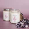 Candles jaxkelly | Amethyst Crystal Candle - Spiritual Growth & Healing