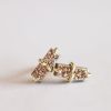 Jewelry jaxkelly Studs | Rose Gold Bar Druzy