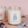 Candles jaxkelly | Blue Chalcedony Crystal Candle - Calming