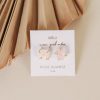 Jewelry jaxkelly Studs | Rose Quartz Gemstone Prong - Love