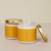 Candles jaxkelly | 4Oz Clear Crystal Candle - Citrine - Success