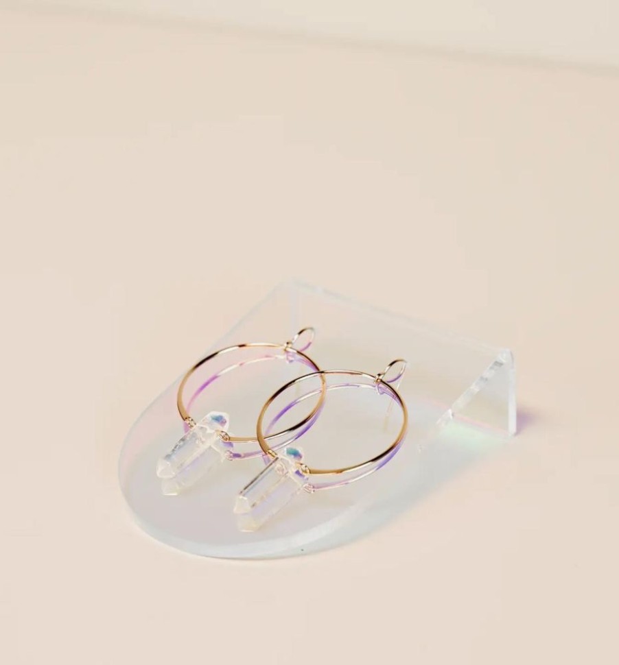 Jewelry jaxkelly | Iridescent Earring Display Bent Large