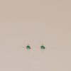 Jewelry jaxkelly Huggies | Emerald Teardrop Studs