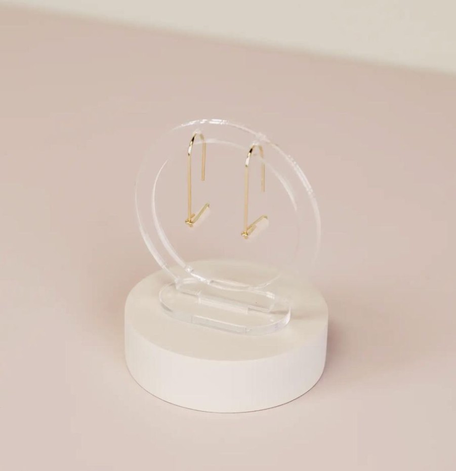 Jewelry jaxkelly | Clear Earring Display Hollow Circle