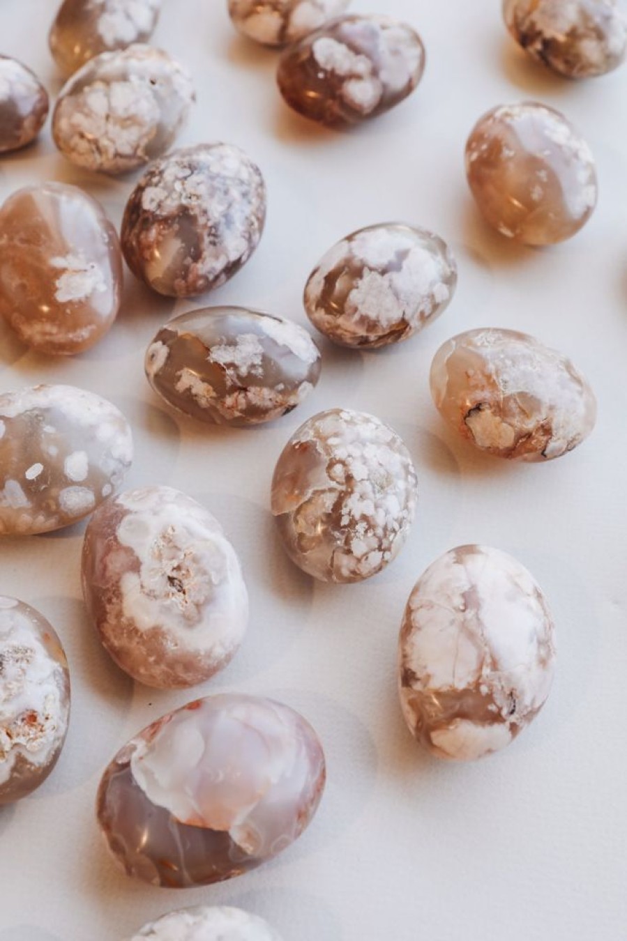 Crystals & Stickers jaxkelly | Flower Agate Palm Stone - Growth